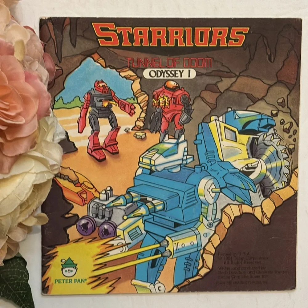 Starriors 1984 STARRIORS Book Tunnel of Doom Odyssey I One Vintage book